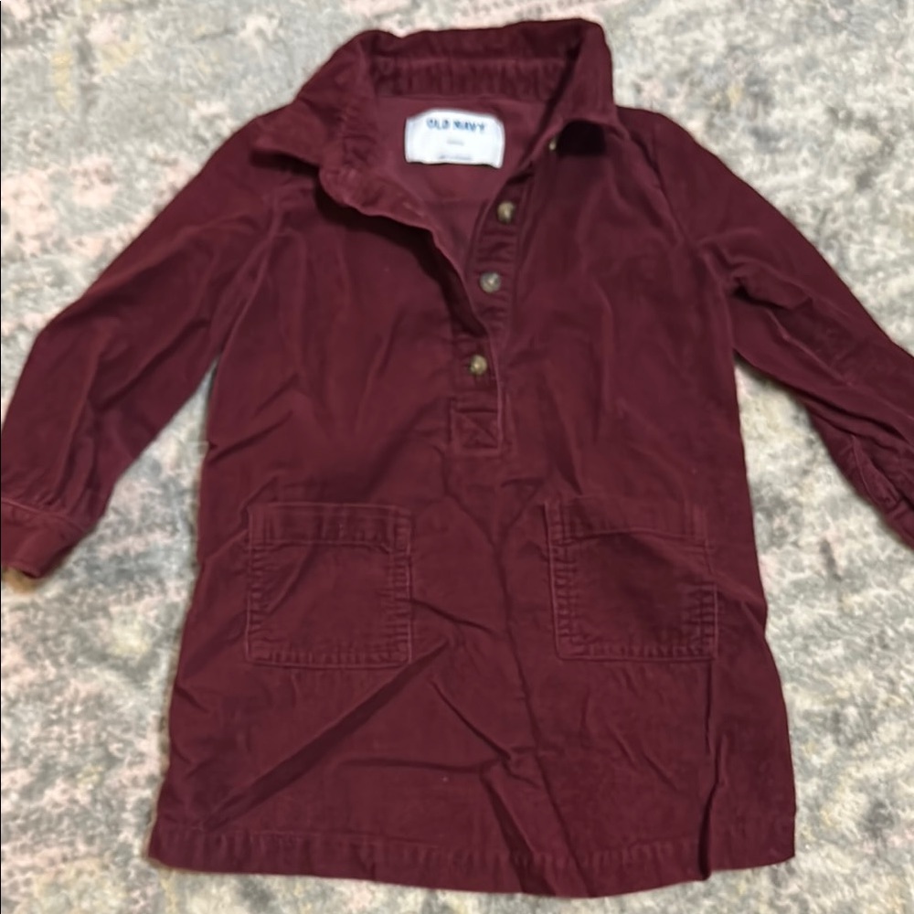 Old Navy Burgundy Tunic Dress